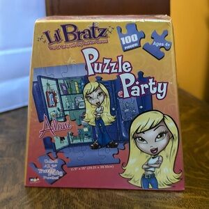 NEW Vintage Lil’ Bratz Puzzle Party Ailani 100-Piece Boxed Puzzle 2004 Millenial